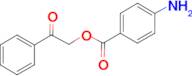 4-Amino-benzoic acid 2-oxo-2-phenyl-ethyl ester