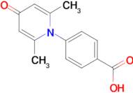 4-(2,6-dimethyl-4-oxopyridin-1(4H)-yl)benzoic acid