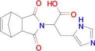 2-(1,3-Dioxo-1,3,3a,4,7,7a-hexahydro-2H-4,7-methanoisoindol-2-yl)-3- (1H-imidazol-5-yl)propanoic a…