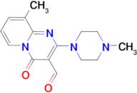 9-Methyl-2-(4-methylpiperazin-1-yl)-4-oxo-4H-pyrido[1,2-a]pyrimidine- 3-carbaldehyde