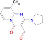 9-Methyl-4-oxo-2-pyrrolidin-1-yl-4H-pyrido[1,2-a]pyrimidine-3-carbaldehyde