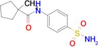 1-methyl-N-(4-sulfamoylphenyl)cyclopentane-1-carboxamide