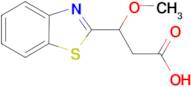 3-(1,3-benzothiazol-2-yl)-3-methoxypropanoic acid