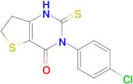 3-(4-Chlorophenyl)-2-mercapto-6,7-dihydrothieno[3,2-d]pyrimidin-4(3H)-one