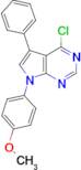 4-Chloro-7-(4-methoxy-phenyl)-5-phenyl-7H-pyrrolo[2,3-d]pyrimidine