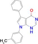 7-(3-Methylphenyl)-5-phenyl-7H-pyrrolo[2,3-d]pyrimidin-4-ol