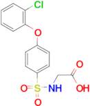 ((4-(2-chlorophenoxy)phenyl)sulfonyl)glycine