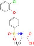 ((4-(2-chlorophenoxy)phenyl)sulfonyl)alanine