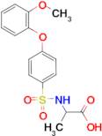 ((4-(2-methoxyphenoxy)phenyl)sulfonyl)alanine