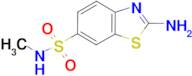 2-Amino-benzothiazole-6-sulfonic acid methylamide