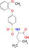 ((4-(2-methoxyphenoxy)phenyl)sulfonyl)leucine