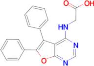 (5,6-Diphenyl-furo[2,3-d]pyrimidin-4-ylamino)-acetic acid