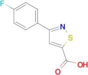 3-(4-fluorophenyl)isothiazole-5-carboxylic acid