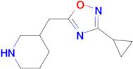 3-cyclopropyl-5-(piperidin-3-ylmethyl)-1,2,4-oxadiazole