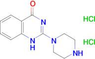 2-(piperazin-1-yl)quinazolin-4(3H)-one dihydrochloride
