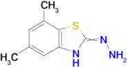 2-Hydrazino-5,7-dimethyl-1,3-benzothiazole