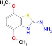 2-Hydrazino-4,7-dimethoxy-1,3-benzothiazole