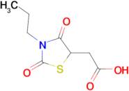 (2,4-Dioxo-3-propyl-1,3-thiazolidin-5-yl)acetic acid