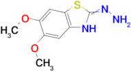 2-hydrazino-5,6-dimethoxy-1,3-benzothiazole