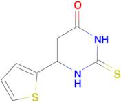 6-(2-thienyl)-2-thioxo-2,3-dihydropyrimidin-4(1{H})-one