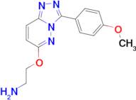 (2-{[3-(4-methoxyphenyl)[1,2,4]triazolo[4,3-b]pyridazin-6-yl]oxy}ethyl)amine