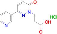 3-(6-oxo-3-(pyridin-3-yl)pyridazin-1(6H)-yl)propanoic acid hydrochloride