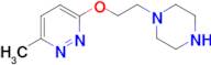 3-methyl-6-(2-piperazin-1-ylethoxy)pyridazine