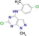 6-Chloro-N-(4-chloro-2-methylphenyl)-1-methyl-1H-pyrazolo[3,4-d]pyrimidin-4-amine