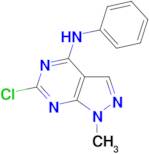 6-Chloro-1-methyl-N-phenyl-1H-pyrazolo[3,4-d]pyrimidin-4-amine