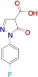 1-(4-fluorophenyl)-5-oxo-4,5-dihydro-1H-pyrazole-4-carboxylic acid