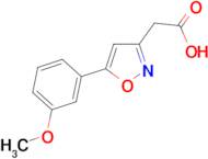 [5-(3-methoxyphenyl)isoxazol-3-yl]acetic acid