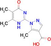 1-(4,5-dimethyl-6-oxo-1,6-dihydropyrimidin-2-yl)-5-methyl-1H-pyrazole-4-carboxylic acid