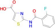 2-[(2-Fluorobenzoyl)amino]-1,3-thiazole-4-carboxylic acid