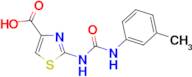 2-({[(3-methylphenyl)amino]carbonyl}amino)-1,3-thiazole-4-carboxylic acid