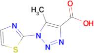 5-methyl-1-(1,3-thiazol-2-yl)-1H-1,2,3-triazole-4-carboxylic acid