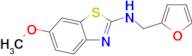 N-(2-furylmethyl)-6-methoxy-1,3-benzothiazol-2-amine