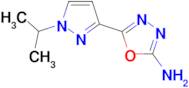 5-(1-isopropyl-1H-pyrazol-3-yl)-1,3,4-oxadiazol-2-amine