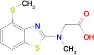 N-methyl-N-[4-(methylthio)-1,3-benzothiazol-2-yl]glycine