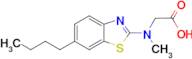 N-(6-butyl-1,3-benzothiazol-2-yl)-N-methylglycine