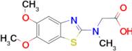 N-(5,6-dimethoxy-1,3-benzothiazol-2-yl)-N-methylglycine