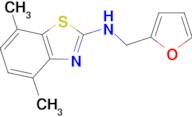 N-(2-furylmethyl)-4,7-dimethyl-1,3-benzothiazol-2-amine