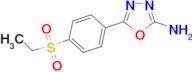 5-[4-(ethylsulfonyl)phenyl]-1,3,4-oxadiazol-2-amine