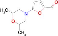 5-(2,6-dimethylmorpholino)furan-2-carbaldehyde