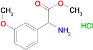 methyl amino(3-methoxyphenyl)acetate hydrochloride