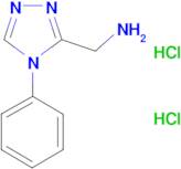 [(4-phenyl-4H-1,2,4-triazol-3-yl)methyl]amine dihydrochloride