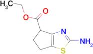 ethyl 2-amino-5,6-dihydro-4H-cyclopenta[d]thiazole-4-carboxylate