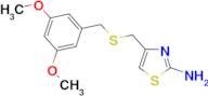 4-{[(3,5-dimethoxybenzyl)thio]methyl}-1,3-thiazol-2-amine