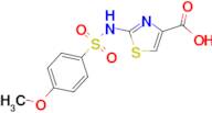 2-{[(4-methoxyphenyl)sulfonyl]amino}-1,3-thiazole-4-carboxylic acid