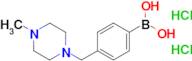 {4-[(4-methylpiperazin-1-yl)methyl]phenyl}boronic acid dihydrochloride