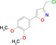 3-(chloromethyl)-5-(3,4-dimethoxyphenyl)isoxazole